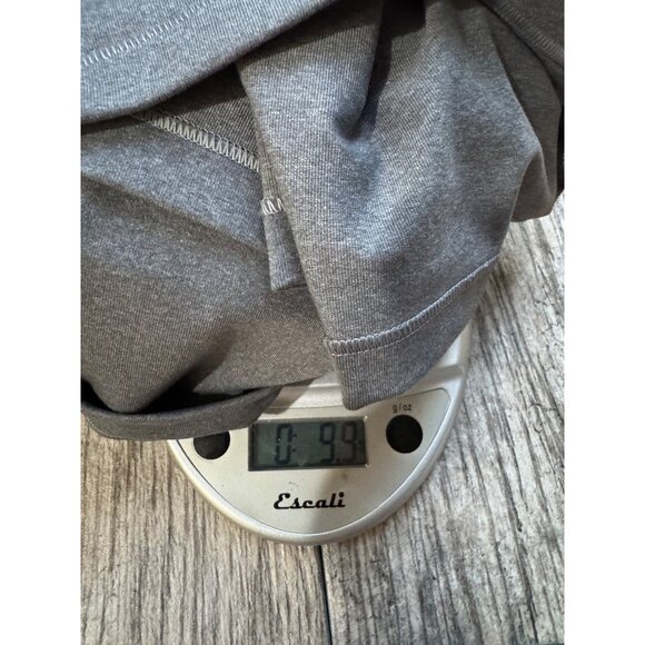 Lululemon Open Back Up Long Sleeve Heathered Slate Gray 12 - Picture 8 of 8